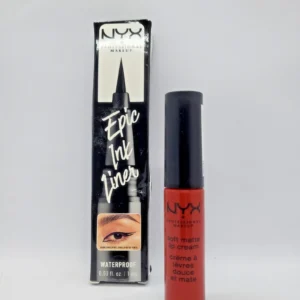 NYX Epic Ink Очна линия Черен Soft Matte Клик за устни Amsterdam Грим Комплект