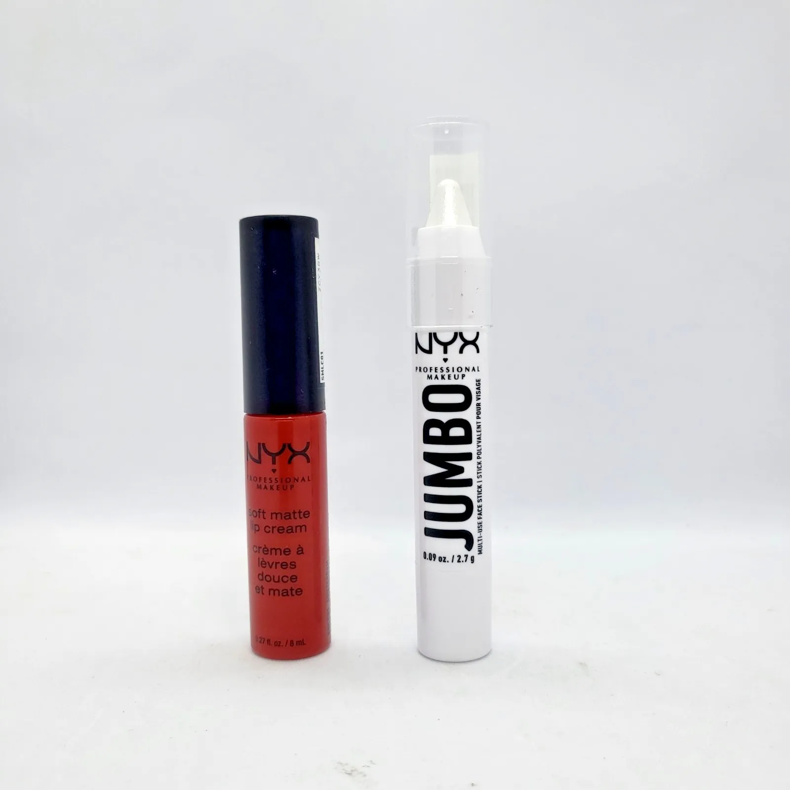 NYX Комплект гримове Jumbo Хайлайтър стик Vanilla Ice Cream Soft Matte Червило - Image 5