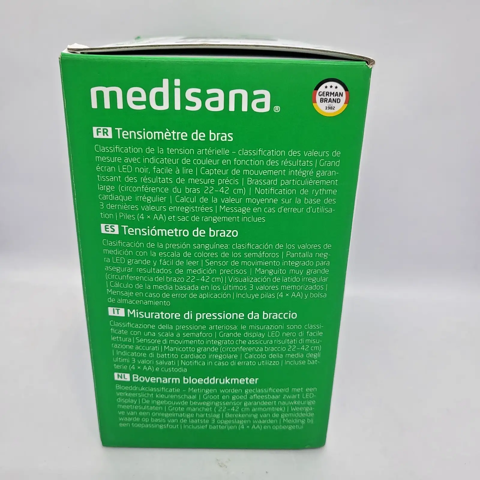 Medisana BU 520 Апарат за кръвно налягане за над лакътя Черен LED дисплей Нов - Image 4