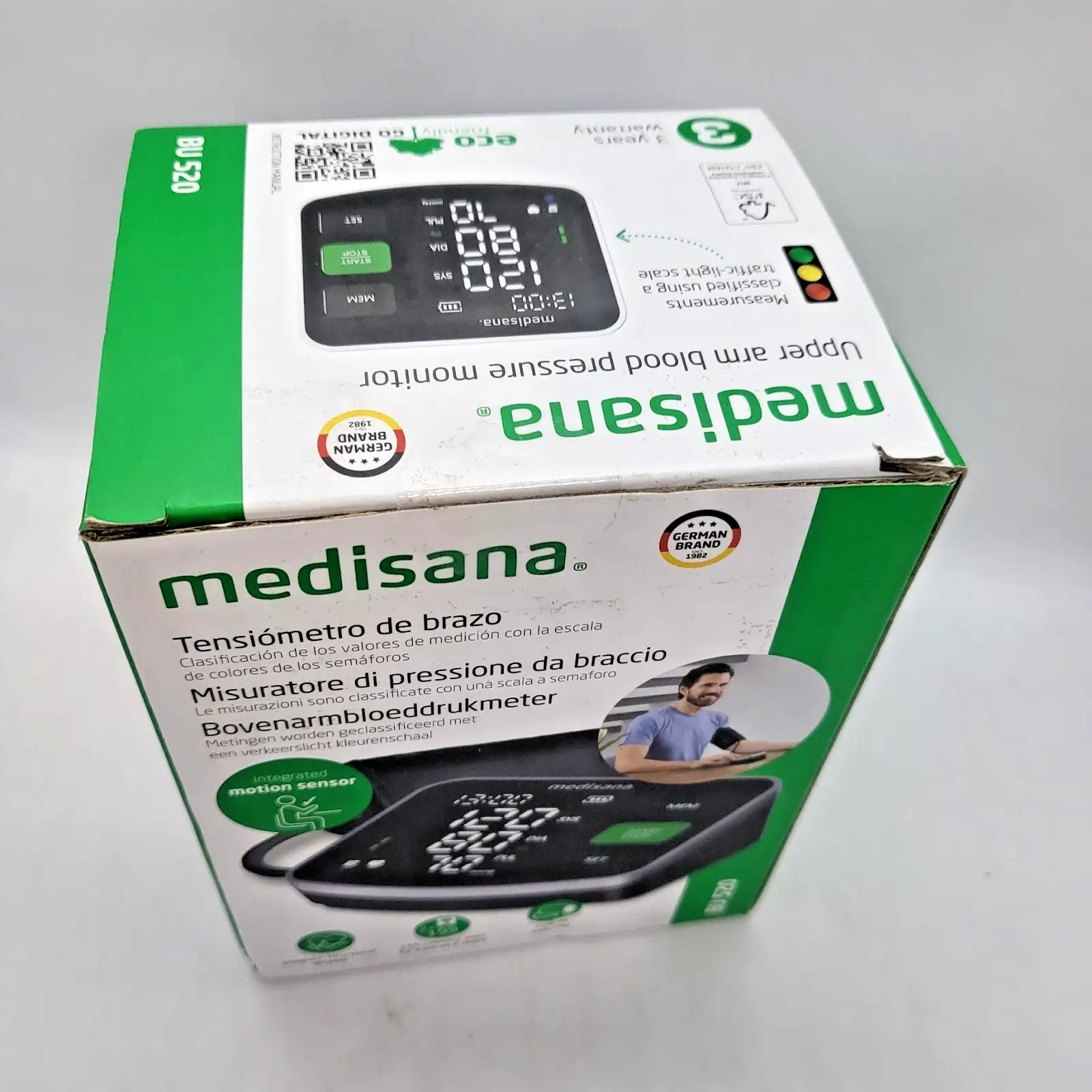 Medisana BU 520 Апарат за кръвно налягане за над лакътя Черен LED дисплей Нов - Image 7