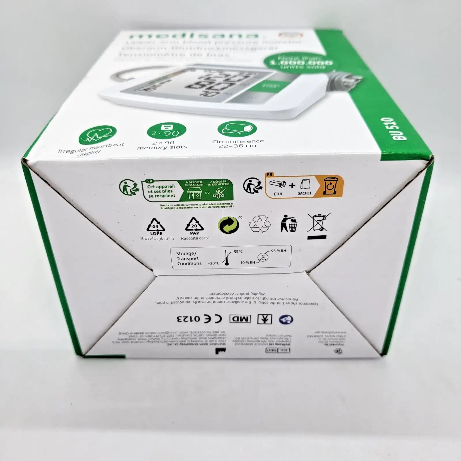 Medisana BU 510 Апарат за кръвно налягане за над лакътя Голям екран Нов - Image 6