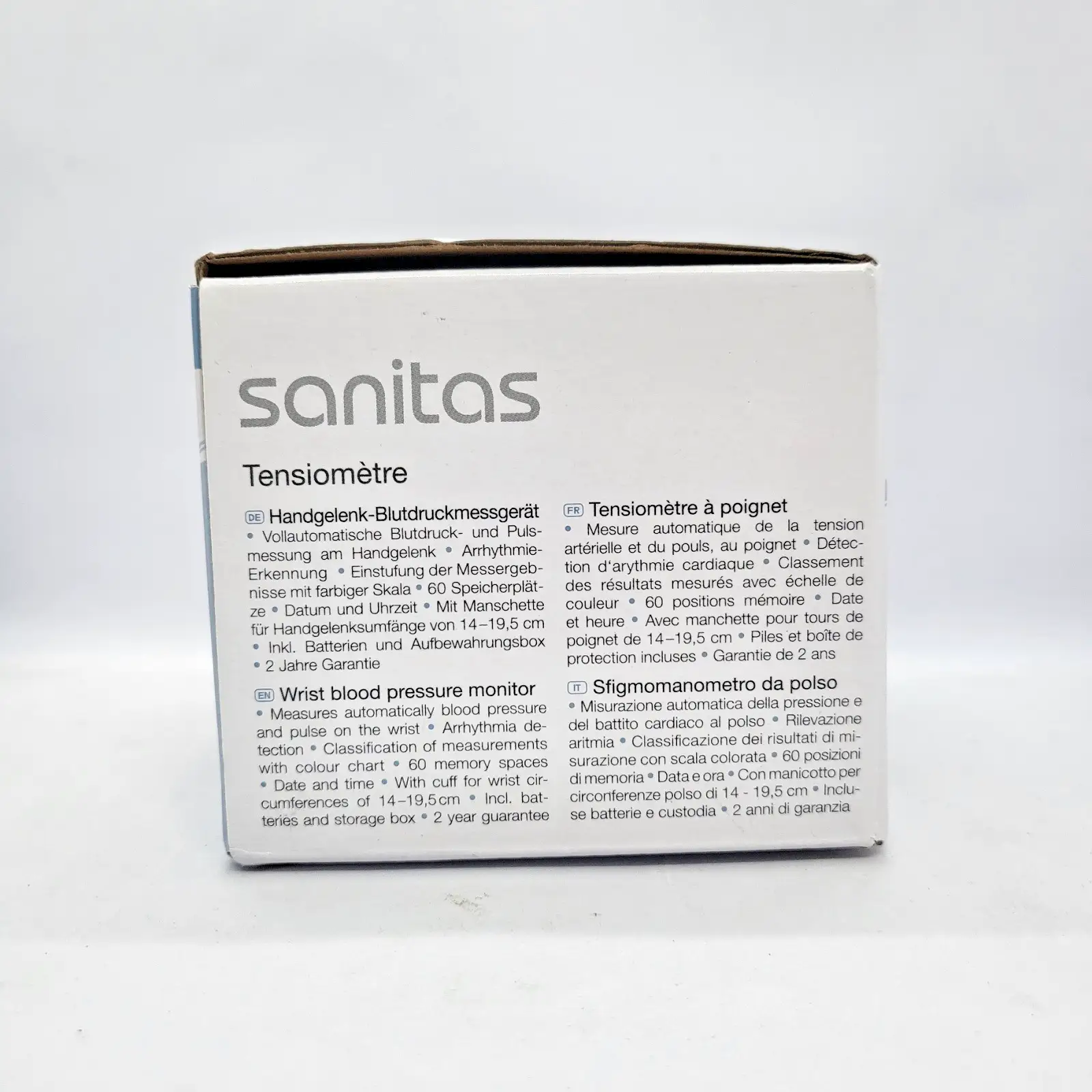 Sanitas SBM 03 Автоматичен апарат за кръвно налягане за китка 60 памет - Image 5