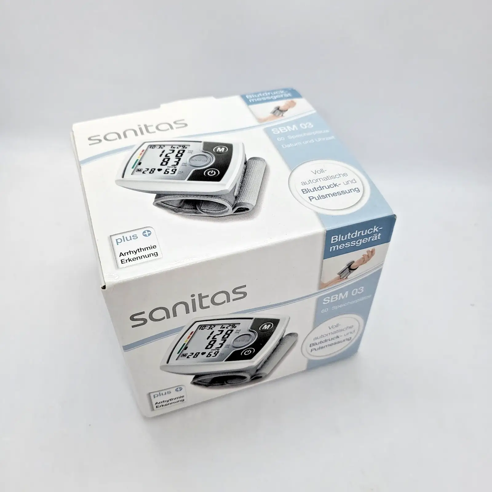 Sanitas SBM 03 Автоматичен апарат за кръвно налягане за китка 60 памет - Image 7
