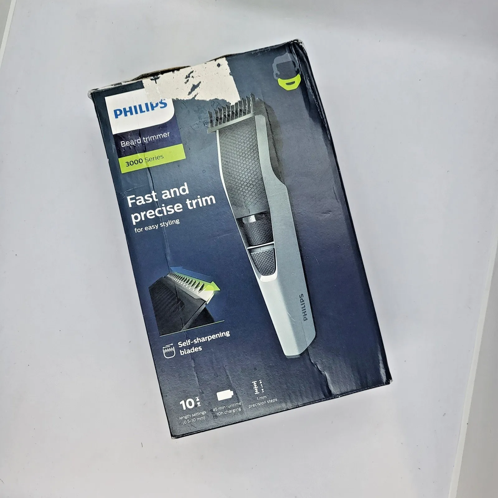 Тример за брада Philips Серия 3000 Безжична машинка за оформяне на наболи косми BT3206 - Image 8
