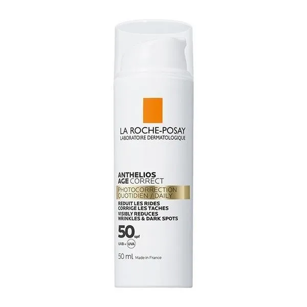 La Roche-Posay Anthelios Age Correct SPF 50+ дневен фотокоригиращ слънцезащитен крем за лице, 50 мл - Image 2