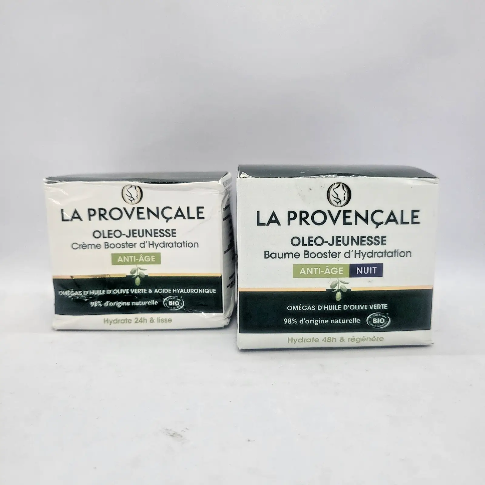 Комплект био антивозрастни кремове за лице La Provencale Bio Oleo Jeunesse дневен и нощен балсам Нови - Image 2