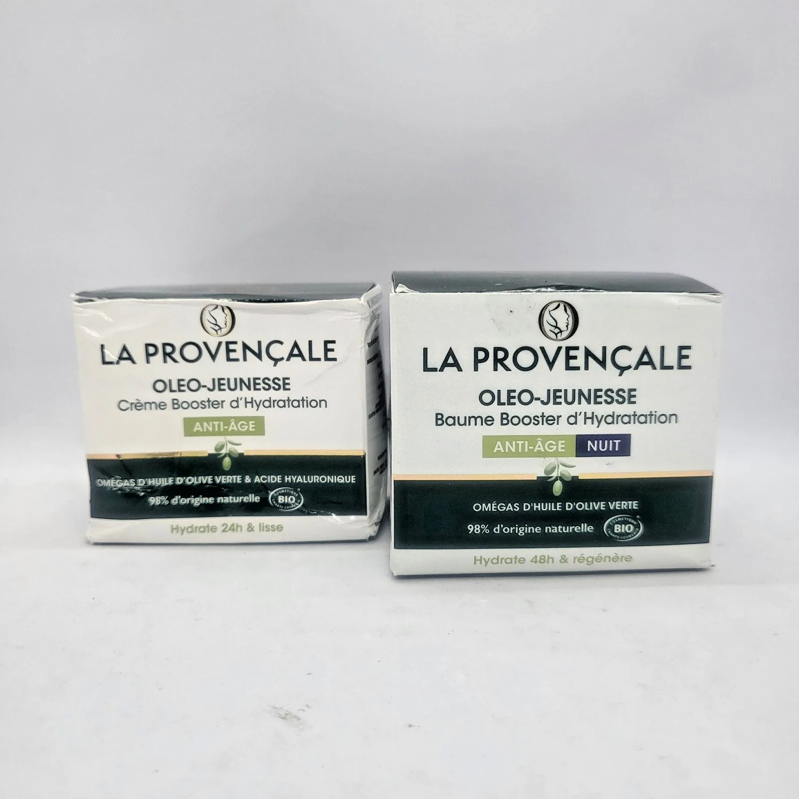 Комплект био антивозрастни кремове за лице La Provencale Bio Oleo Jeunesse дневен и нощен балсам Нови - Image 7